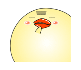 The chick which is one's own pace sticker #5985059