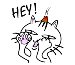 moxa-cat Bunta (English Vol.1) sticker #5985363