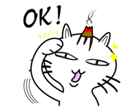 moxa-cat Bunta (English Vol.1) sticker #5985365