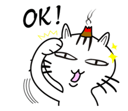 moxa-cat Bunta (English Vol.1) sticker #5985365