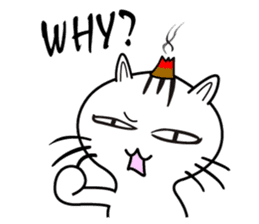 moxa-cat Bunta (English Vol.1) sticker #5985366