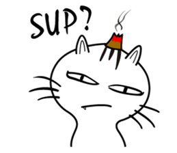 moxa-cat Bunta (English Vol.1) sticker #5985368