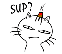 moxa-cat Bunta (English Vol.1) sticker #5985368