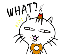 moxa-cat Bunta (English Vol.1) sticker #5985369