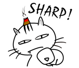 moxa-cat Bunta (English Vol.1) sticker #5985370