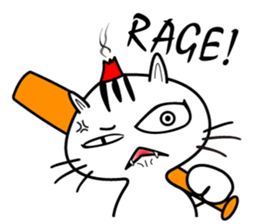 moxa-cat Bunta (English Vol.1) sticker #5985371