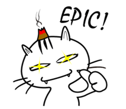 moxa-cat Bunta (English Vol.1) sticker #5985373