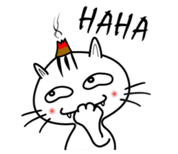 moxa-cat Bunta (English Vol.1) sticker #5985374