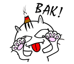 moxa-cat Bunta (English Vol.1) sticker #5985375