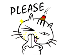 moxa-cat Bunta (English Vol.1) sticker #5985380