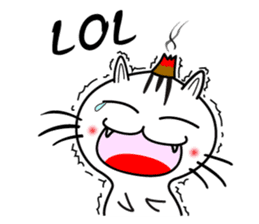 moxa-cat Bunta (English Vol.1) sticker #5985382