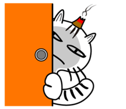 moxa-cat Bunta (English Vol.1) sticker #5985383