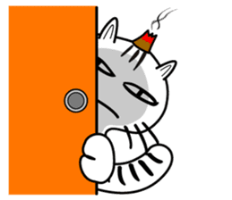 moxa-cat Bunta (English Vol.1) sticker #5985383