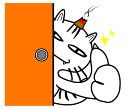 moxa-cat Bunta (English Vol.1) sticker #5985384
