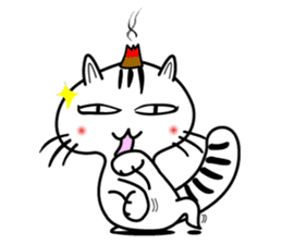moxa-cat Bunta (English Vol.1) sticker #5985389