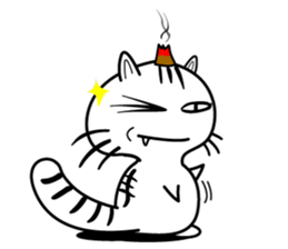 moxa-cat Bunta (English Vol.1) sticker #5985394