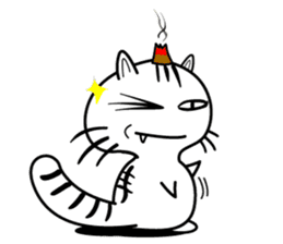 moxa-cat Bunta (English Vol.1) sticker #5985394
