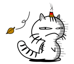 moxa-cat Bunta (English Vol.1) sticker #5985395