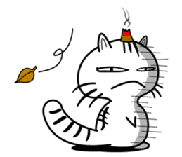 moxa-cat Bunta (English Vol.1) sticker #5985395