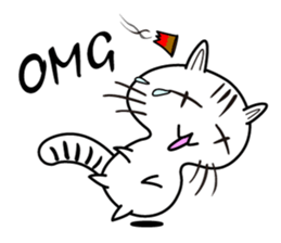 moxa-cat Bunta (English Vol.1) sticker #5985398