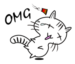 moxa-cat Bunta (English Vol.1) sticker #5985398