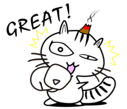 moxa-cat Bunta (English Vol.1) sticker #5985399