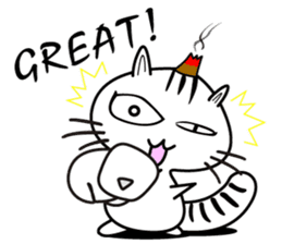 moxa-cat Bunta (English Vol.1) sticker #5985399