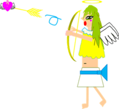 Love fairy, heart-chan sticker #5985526