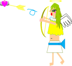 Love fairy, heart-chan sticker #5985526