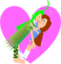 Love fairy, heart-chan sticker #5985536