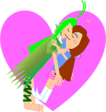 Love fairy, heart-chan sticker #5985536