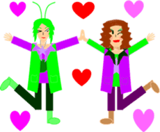 Love fairy, heart-chan sticker #5985543