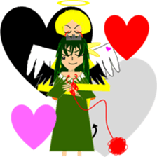 Love fairy, heart-chan sticker #5985544
