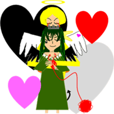 Love fairy, heart-chan sticker #5985544