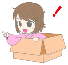 Girl In The Box sticker #5985600