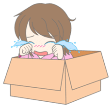 Girl In The Box sticker #5985604