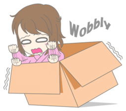 Girl In The Box sticker #5985612