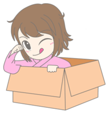 Girl In The Box sticker #5985616