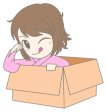 Girl In The Box sticker #5985616