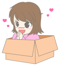 Girl In The Box sticker #5985617