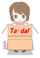 Girl In The Box sticker #5985618