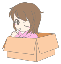 Girl In The Box sticker #5985619
