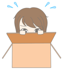 Girl In The Box sticker #5985624