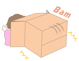 Girl In The Box sticker #5985625