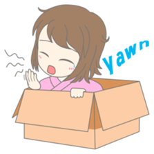 Girl In The Box sticker #5985628