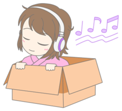 Girl In The Box sticker #5985629