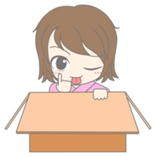 Girl In The Box sticker #5985630