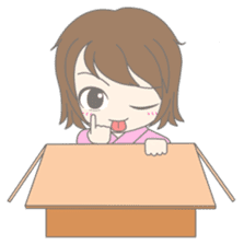 Girl In The Box sticker #5985630