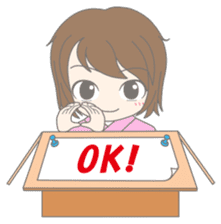 Girl In The Box sticker #5985632