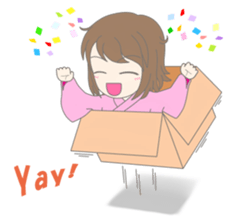 Girl In The Box sticker #5985637